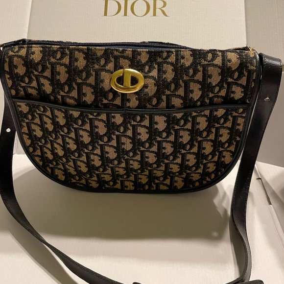 Dior Vintage Monogram CD Zip shoulder bag - Picture 3 of 10